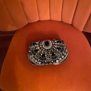 Beautiful bling stone clutch purse!! New!